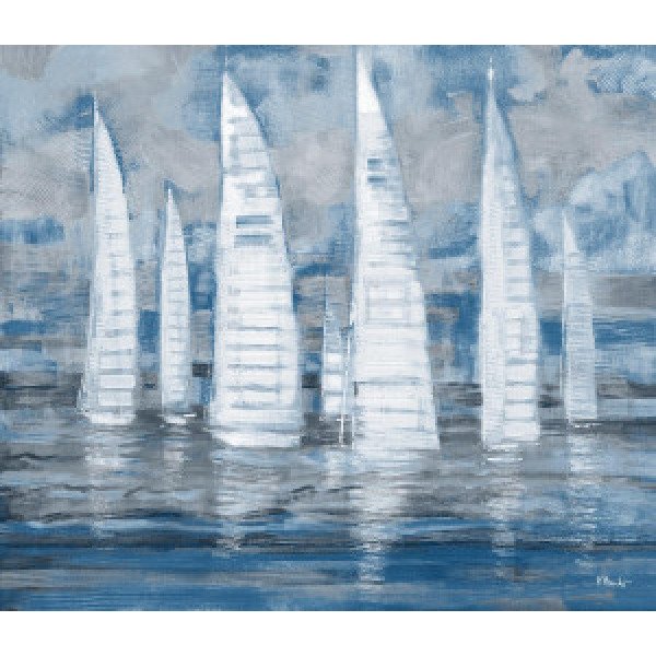 07026B Regatta Collage - Blue