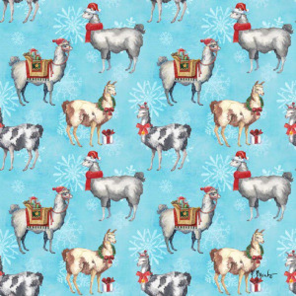 19674 Holiday Llama Repeat