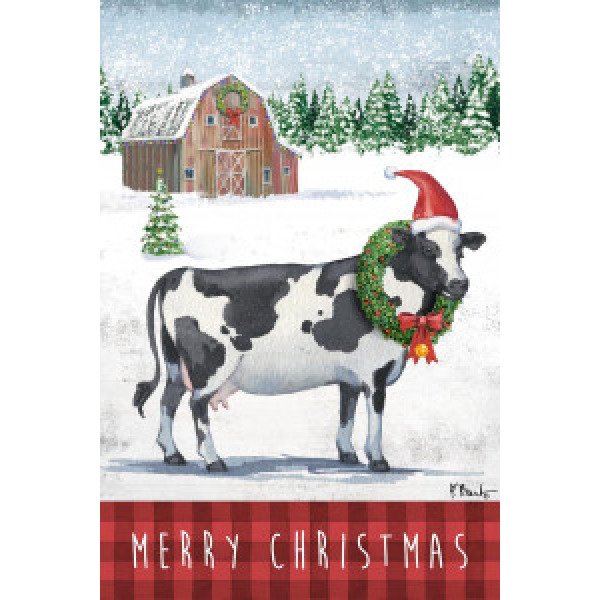 20525 Christmas Cow