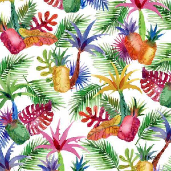 20642 Hilo Pineapple and Palm Toss II