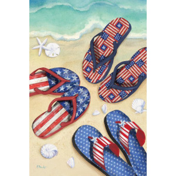 21573 Americana Flip Flops Vertical II