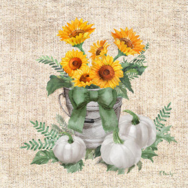 21617 Sage Sunflower Bucket