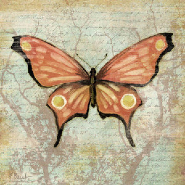 10547 Vintage Butterflies I