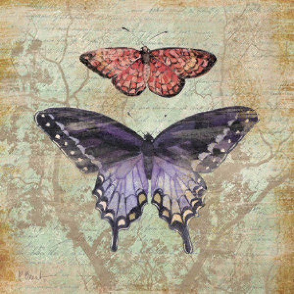 10550 Vintage Butterflies IV