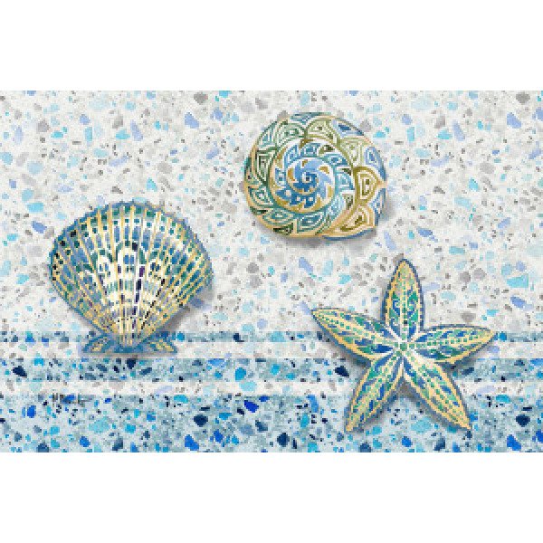 19837 Embellished Shells Horizontal I