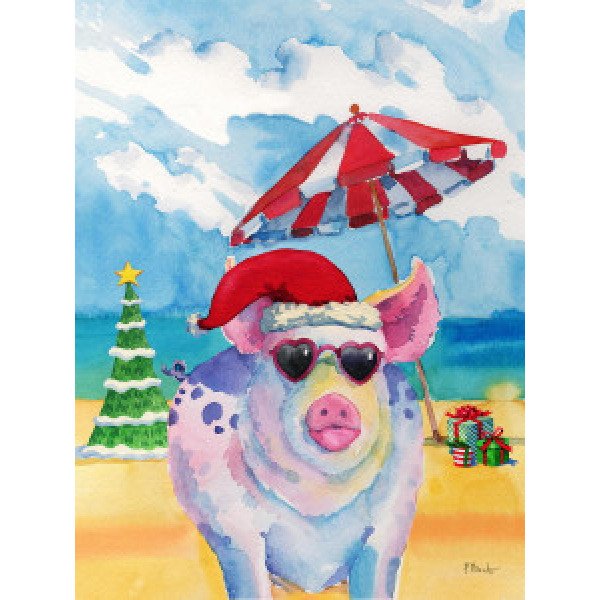 21602 Holiday Hip Shades Pig