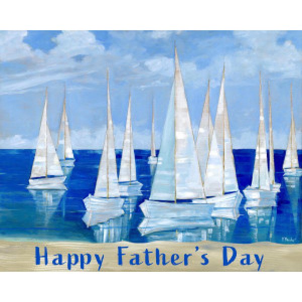 22573 Blanco Beach Sailboats Father's Day
