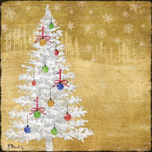 15704A Woodland Holiday V - Gold