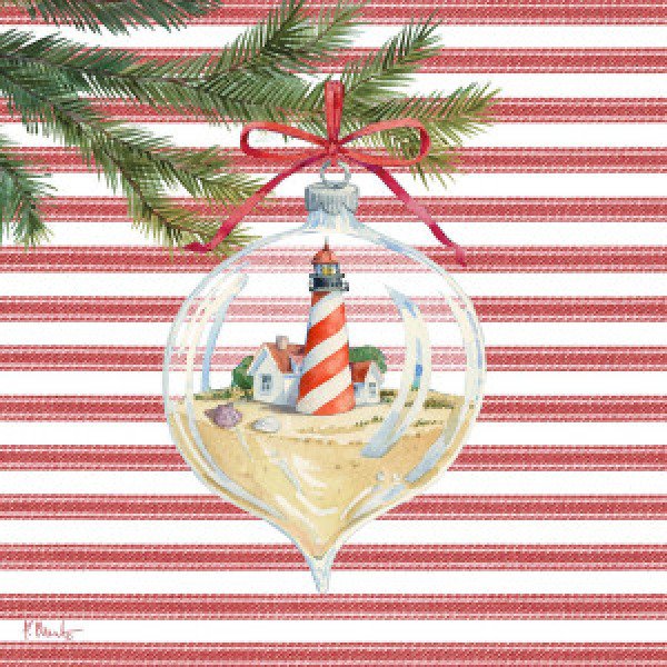 22676A Beach Ornament IV - Stripes