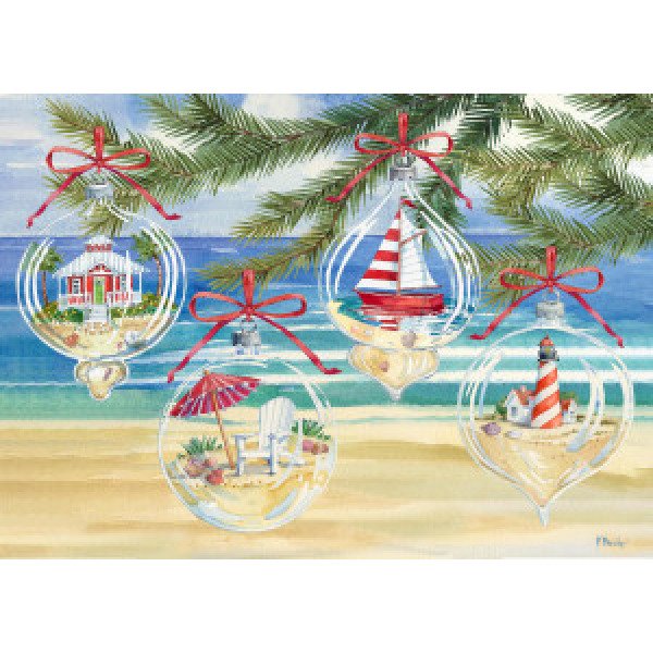 22678 Beach Ornament Horizontal III