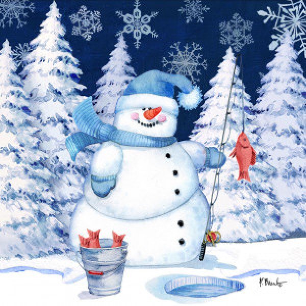 21664A Icy Snowman III - Navy