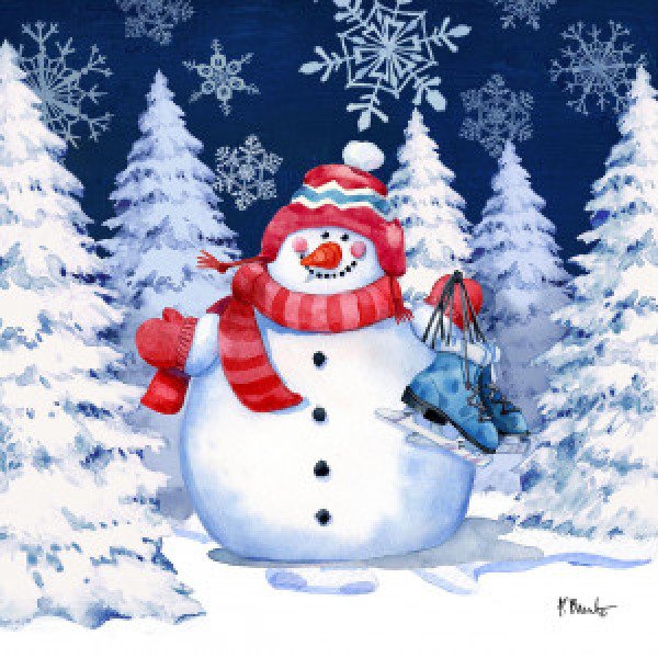 21667A Icy Snowman VI - Navy