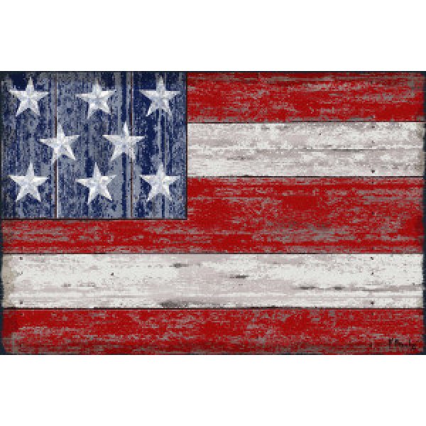 14655 Distressed American Flag