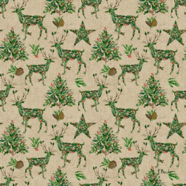 22724 Holly Collage Repeat