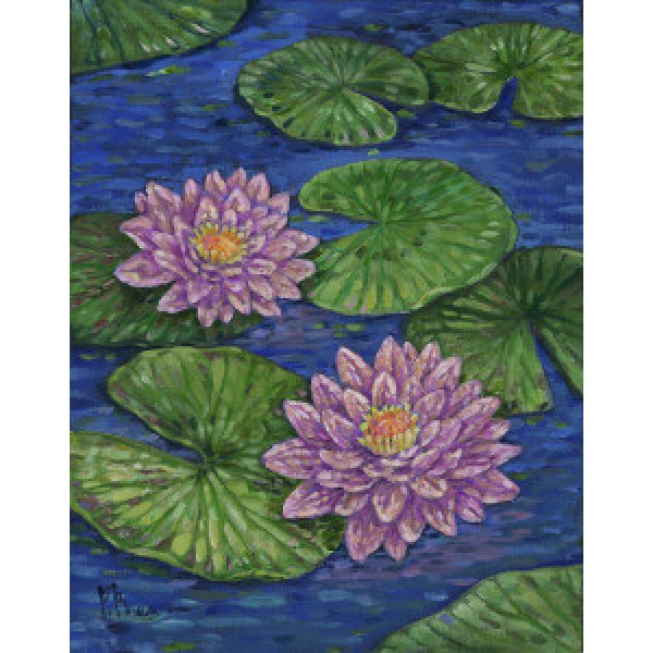 22054 Impressions of Water Lillies III