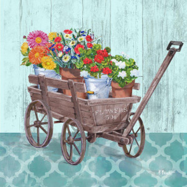 22767 Flower Cart I