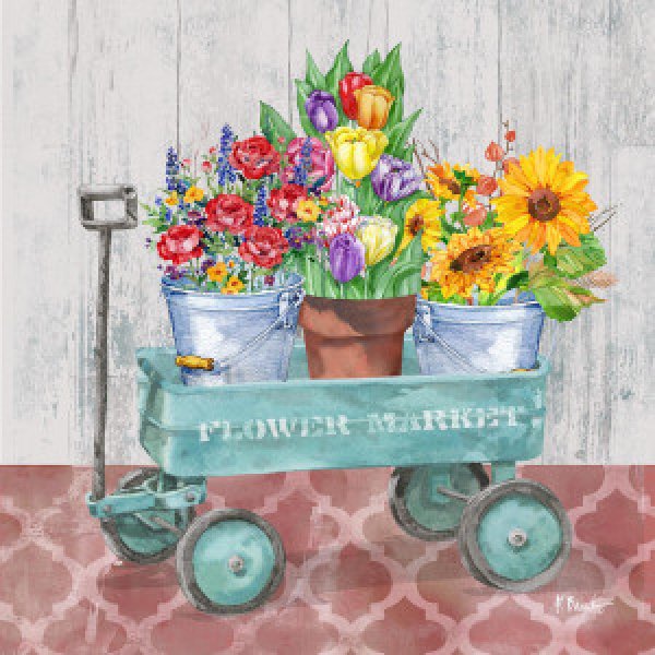 22768 Flower Cart II