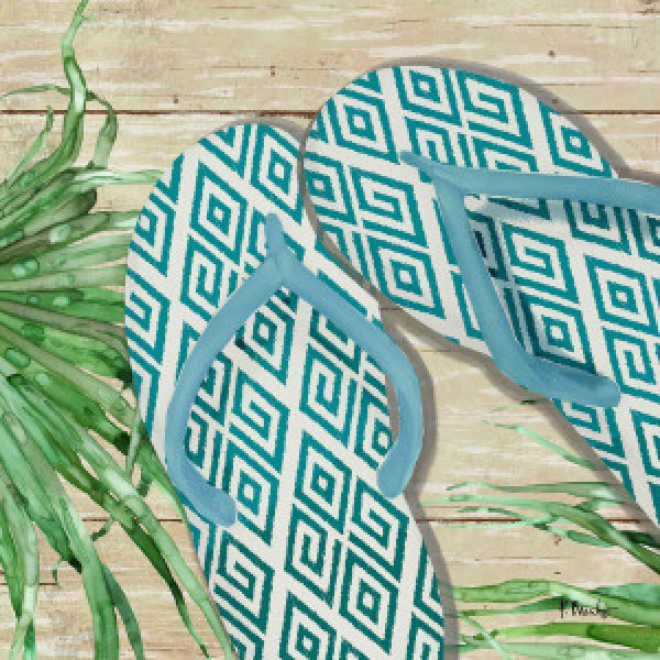 22794 Frond Flip Flops IV