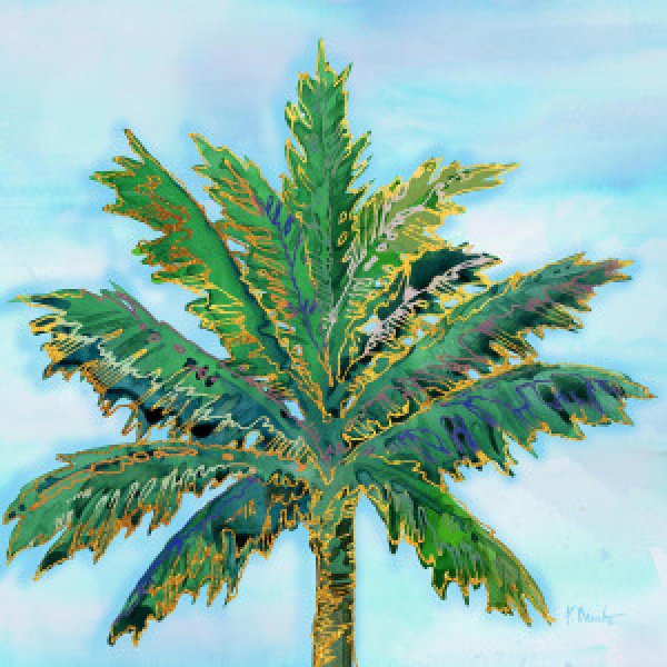 22772A Hana Palm I - Blue