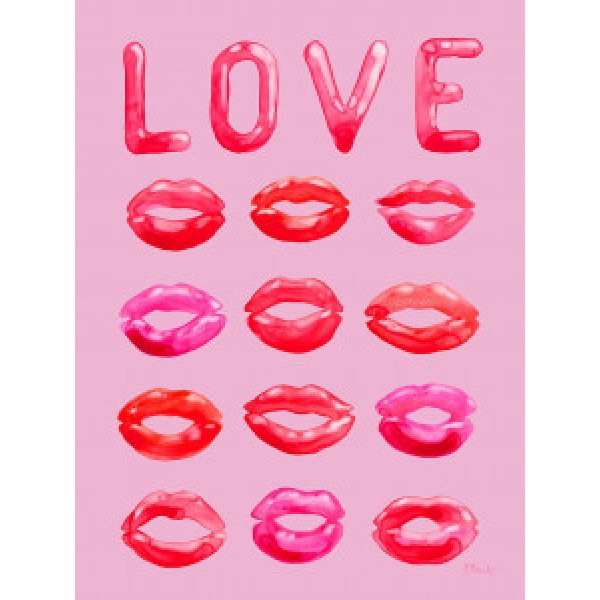 23521B Lover's Day Vertical I - Pink