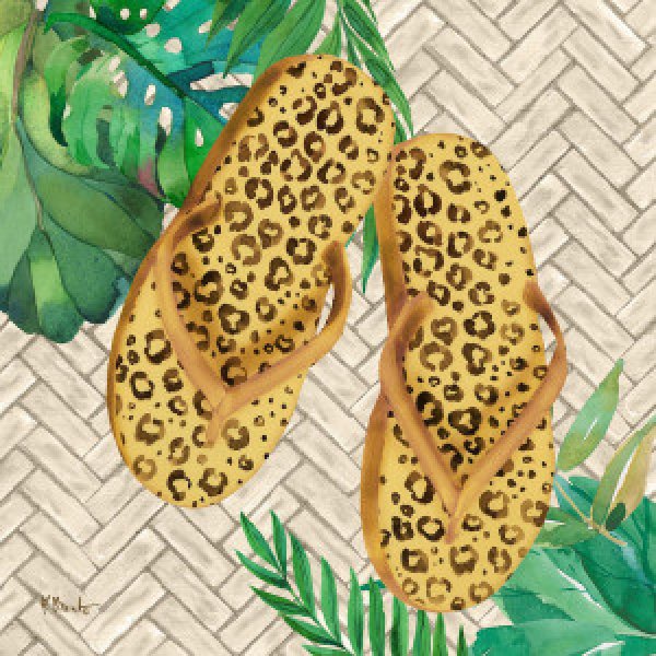 23611 Jungle Flip Flops IV