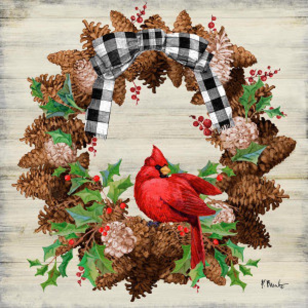 23674 Cardinal Wreath IV