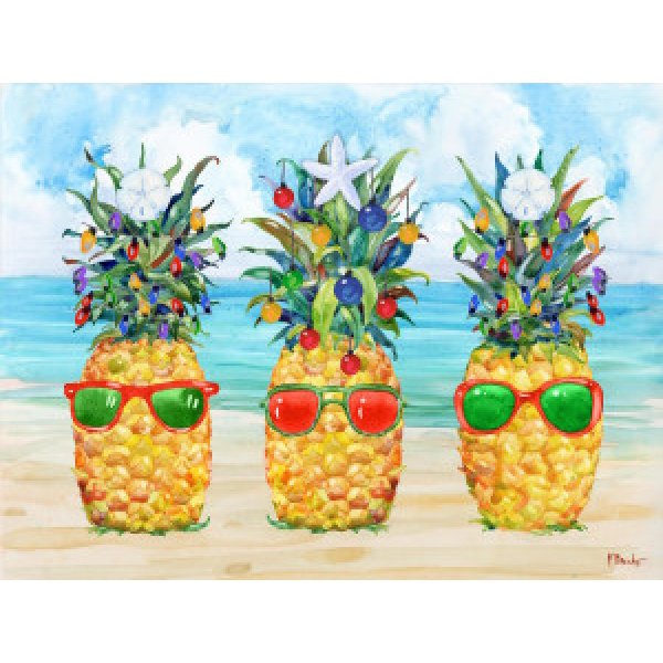 23692 Christmas Cool Kona Pineapples Horizontal II