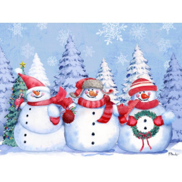 23626 Holiday Icy Snowman Horizontal