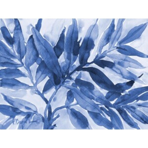 16093A Lahaina Palm Study - Indigo