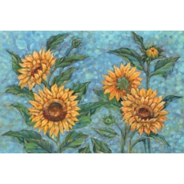 22679A Impressions of Sunflowers Horizontal II - Bright