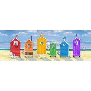 23685 Lined Rainbow Beach Huts