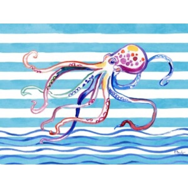 24751 Brushstroke Octopus Horizontal