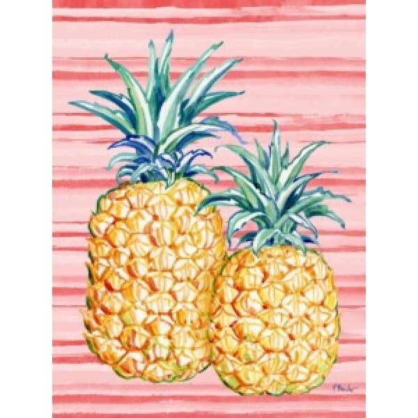 24753 Brushstroke Pineapple Vertical