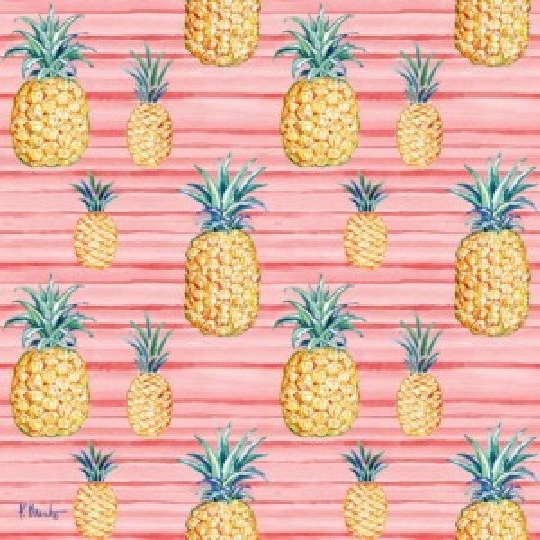 24763 Brushstroke Pineapple Repeat