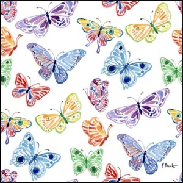 25534 Brushstroke Butterflies Repeat