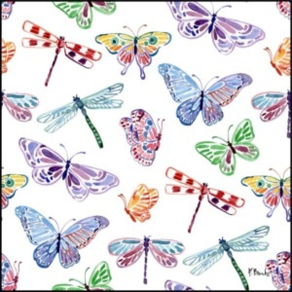 25535 Brushstroke Butterflies & Dragonflies Repeat