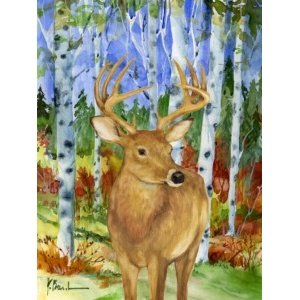 25543 Golden Deer Forest Vertical II
