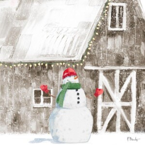 25557 Holiday Barn Snowman