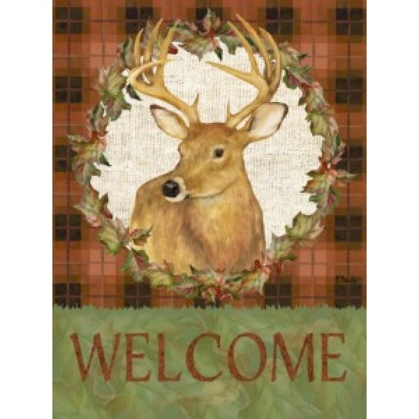 25558 Rustic Horned Plaid Vertical