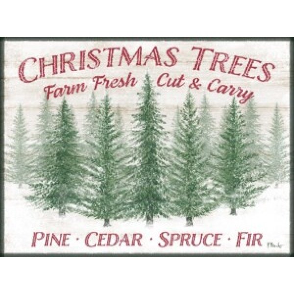 25563 Christmas Tree Farm Sign Horizontal