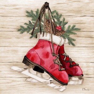 25570 Crimson Skates & Greenery
