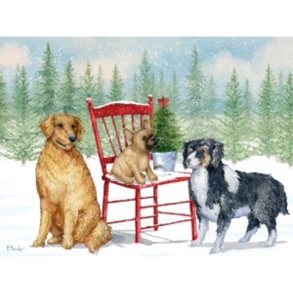 25574 Holiday Dog Chair Horizontal