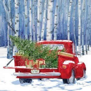 25581 Snowy Tree Truck I