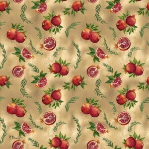 25584 Holiday Pomegranates Repeat