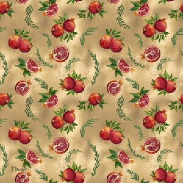 25584 Holiday Pomegranates Repeat