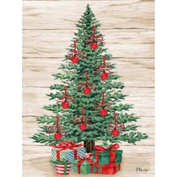 25601 Red Bows & Baubles Christmas Tree