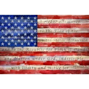 17815 All American Flag - Script