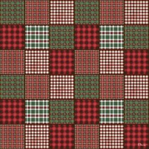 25622 Holiday Plaid Quilt Repeat