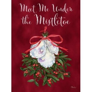 26534A Holiday Oyster Mistletoe - Pearls