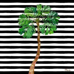 26538A Bora Bora Palm Tree III - Stripes